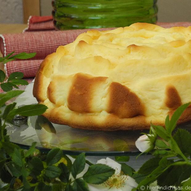 Käsekuchen kalorienarm, ohne Boden