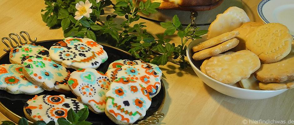 Kekse zu Ehren der Toten – Totenkopfkekse mit Fondant