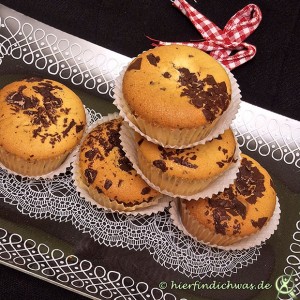 Cupcake Muffin Schoko Stücke