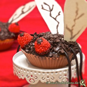 Muffin Rezept Fliege mit Schokomuffin