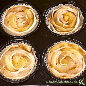 Blaetterteig Rezepte Apfelrose