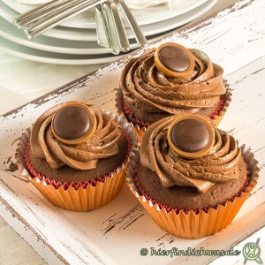 Schokocupcakes mit Topping