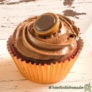 Cupcakes mit Toffifee und Schokotopping