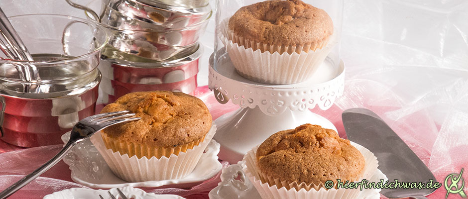Rezept für saftige Apfelcupcakes