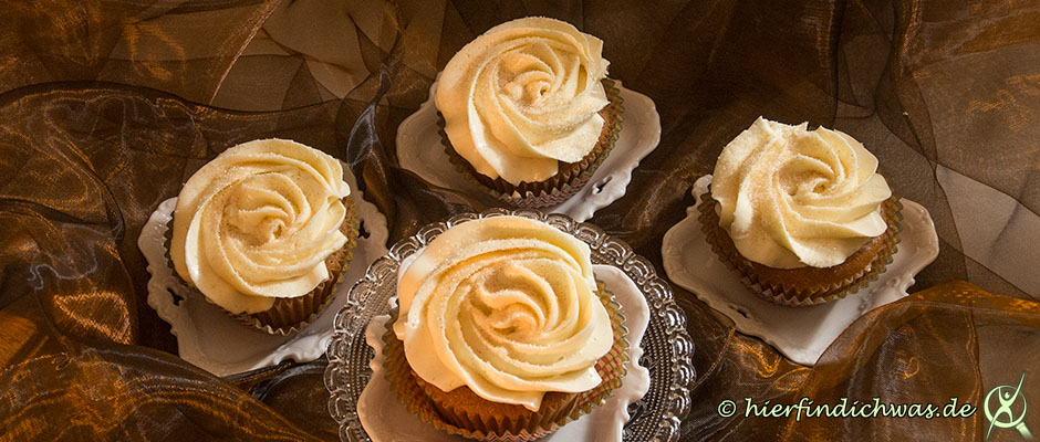 Honig-Zimt-Cupcakes