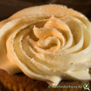 Mascarpone Topping Frosting Honig Zimt