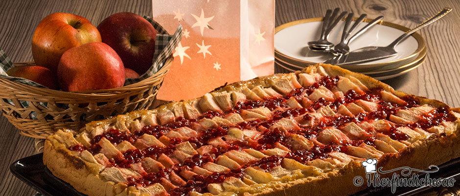 Apfelblechkuchen Rezept