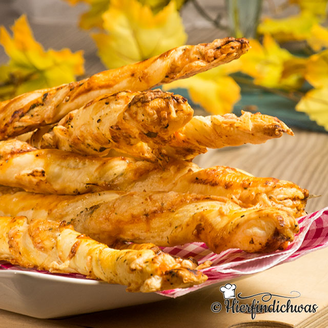 Blaetterteigrezept Kaesestange