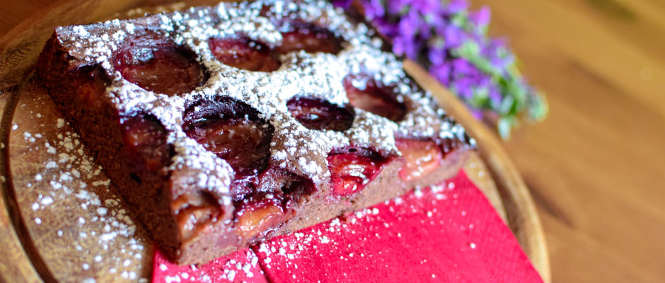 Schokoladenpflaumenkuchen