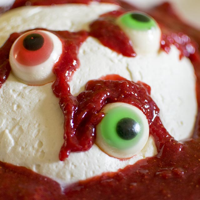 Der Augenschmaus des Todes – Halloween-Nachspeise