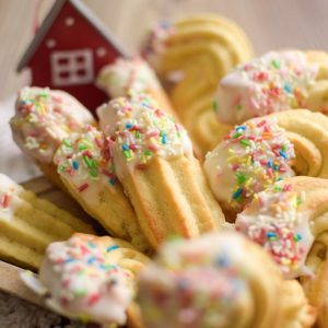 schnelles und einfaches Spritzgebaeck