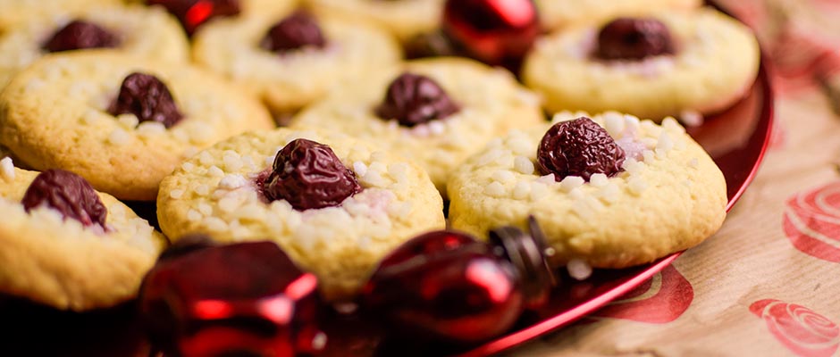 Plaetzchenrezept mit Kirschen