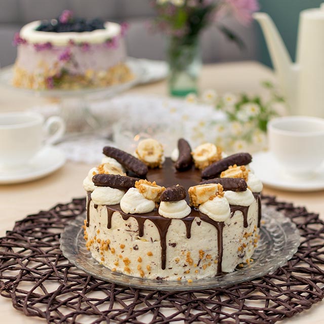 Bananentorte-Drip-Cake