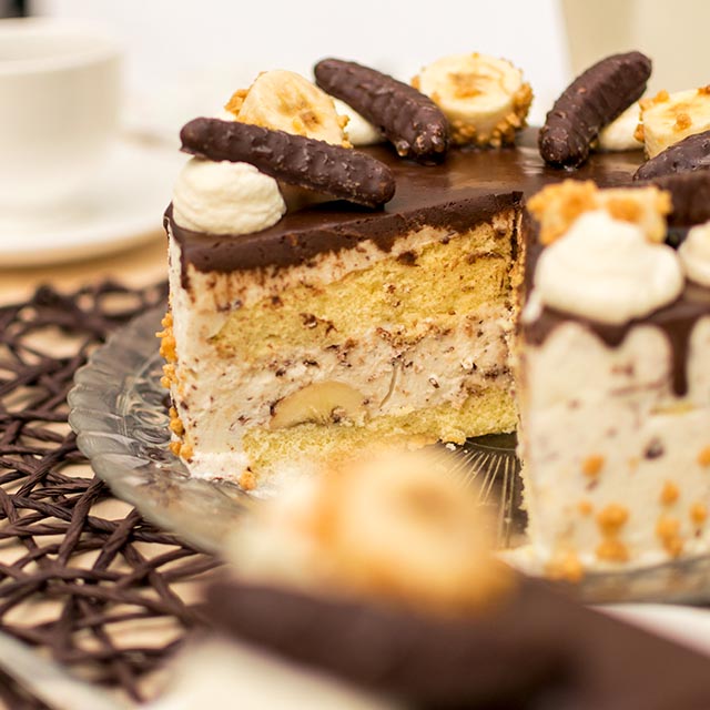 Bananentorte mit Ganache