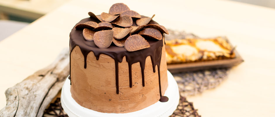 Schokoladenbuttercreme-Torte