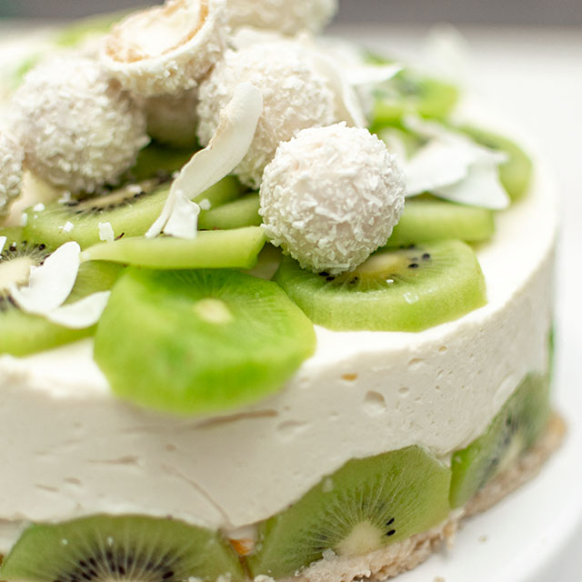 Kiwi-Kokostortenrezept mit Buttermilch