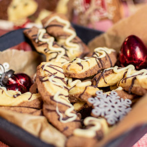 Schoko-Vanille-Gebäck