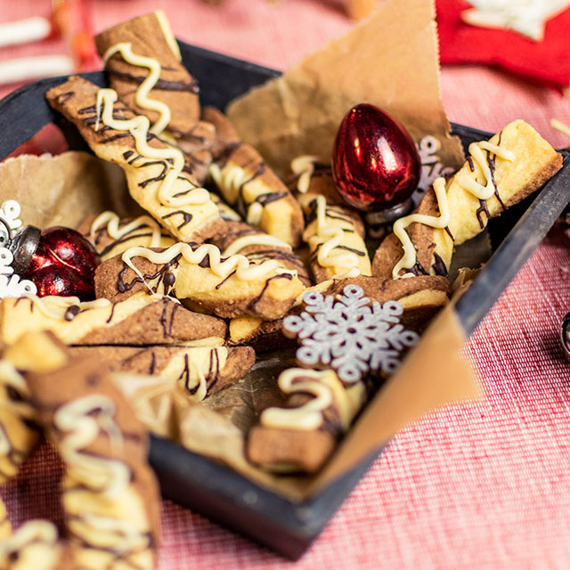 Schwarz-Weiß-Gebäck Rezept